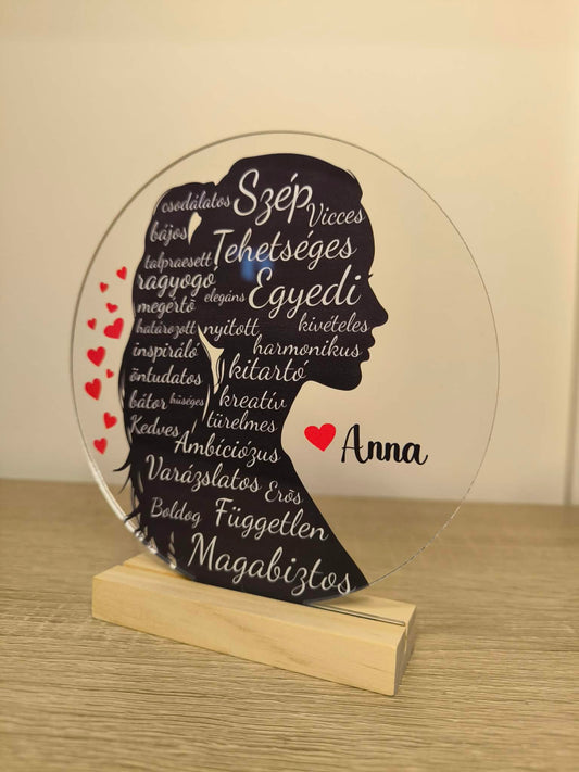 „Ő, A Nő” – akril ajándék (Limitált Nőnapi Kiadás)